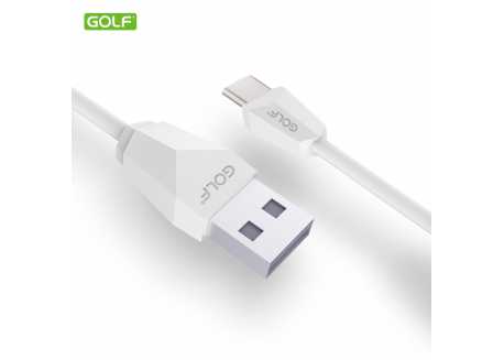 GOLF dátový kábel USB-C 2m, biely