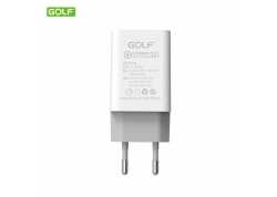 GOLF nabíjecí adaptér smart 18W, rychlonabíjení 3.0, biely