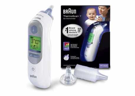 Braun IRT 6520, bezkontaktný teplomer, biely