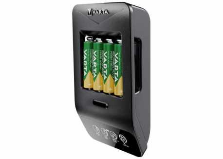 Nabíječka baterií Varta LCD Smart Charger + 4ks AA 2100 mAh