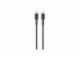 Rychlonabíjecí kabel Awei CL-221T, 2×USB-C, 2m, černá