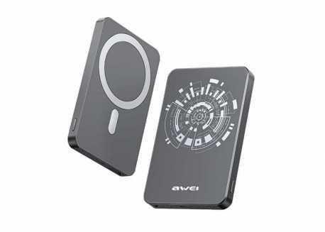 Powerbanka Awei P113K 10 000 mAh, bezdrátová, 15W