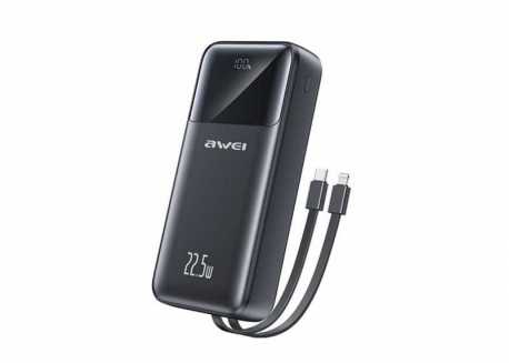 Powerbanka Awei P107K 20 000 mAh, 22,5 W, černá