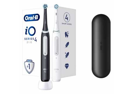 Zubní kartáček Oral-B iO 4 Duo, Black/White