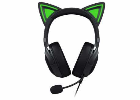 Herní sluchátka Razer Kraken Kitty V2, černá