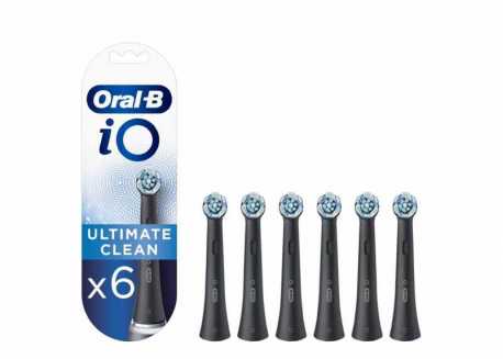 ORAL-B iO Ultimate Clean hlavice pro zubní kartáček, černá - 6 ks