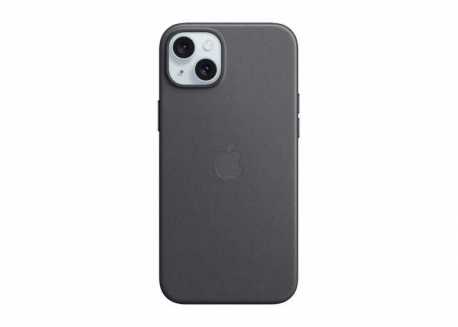 Zadní kryt na Apple iPhone 15 Plus, FineWoven, MagSafe, černý