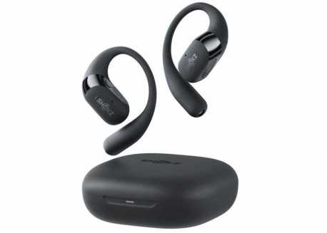Bezdrátová sluchátka Shokz OpenFit 2, černé