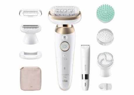 Epilátor Braun Silk-epil 9 Flex 9-481 3D SkinSpa, bílý-zlatý