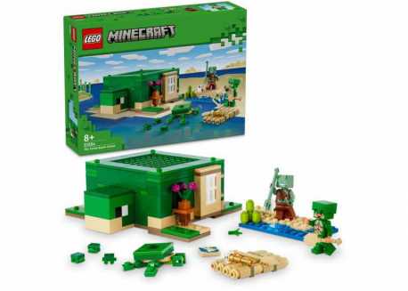 Želví domek na pláži LEGO Minecraft 21254