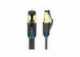 Síťový kabel Vention Flat Cat.8 Patch Cable 5m, černý