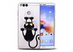 Pouzdro pro HUAWEI Honor 8X, silikon kočka