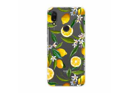 Pouzdro pro Huawei P30, průhledný silikon citrony
