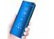 Pouzdro pro Xiaomi Redmi 7 a Xiaomi Redmi Note 7, flip zrcadlová modrá