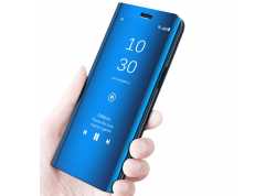 Pouzdro pro Xiaomi Redmi 7 a Xiaomi Redmi Note 7, flip zrcadlová modrá