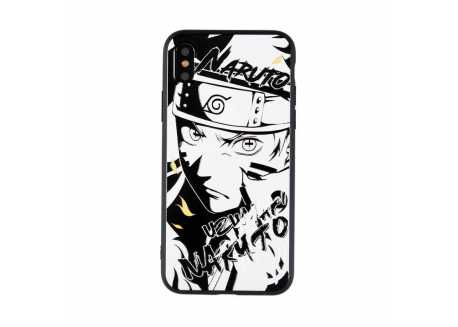 Pouzdro Symfony pro Xiaomi Mi 9 lite, záda tvrzené sklo, Naruto
