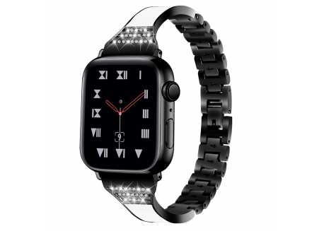 Řemínek pro apple watch 42/44, titan černý