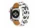 Řemínek pro apple watch 42/44, leopard bílý