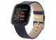 Řemínek pro apple watch 38/40, kůže tm. Šedý