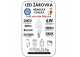 Symfony LED žárovka svíčka C30 6W / 43W 240V E14 480lm 270° 20.000h teplá bílá