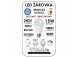 Symfony LED žárovka B60 15W / 100W 240V E27 1400lm 270° 20.000h teplá bílá